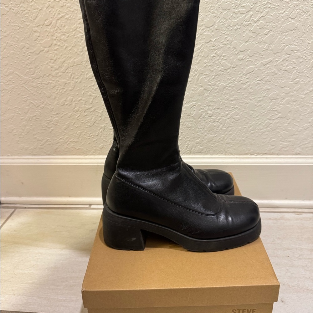 Steve Madden Black Women's Boots
